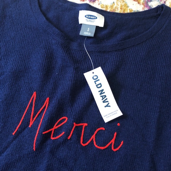 NWT Old Navy Merci Sweater - Picture 4 of 5